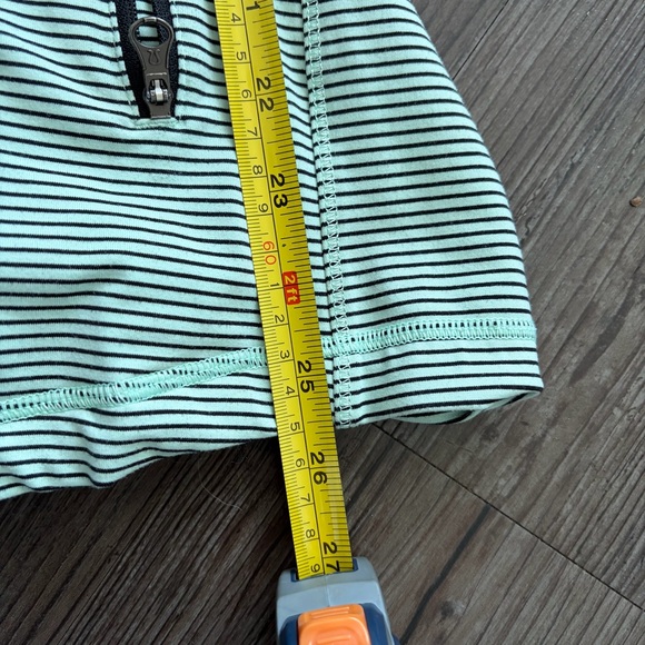 Lululemon Athletica Mint Striped Sweatshirt - Picture 9 of 10